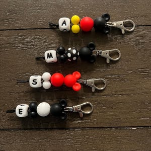 Disney-Inspired Keychain, Mickey Mouse-Inspired