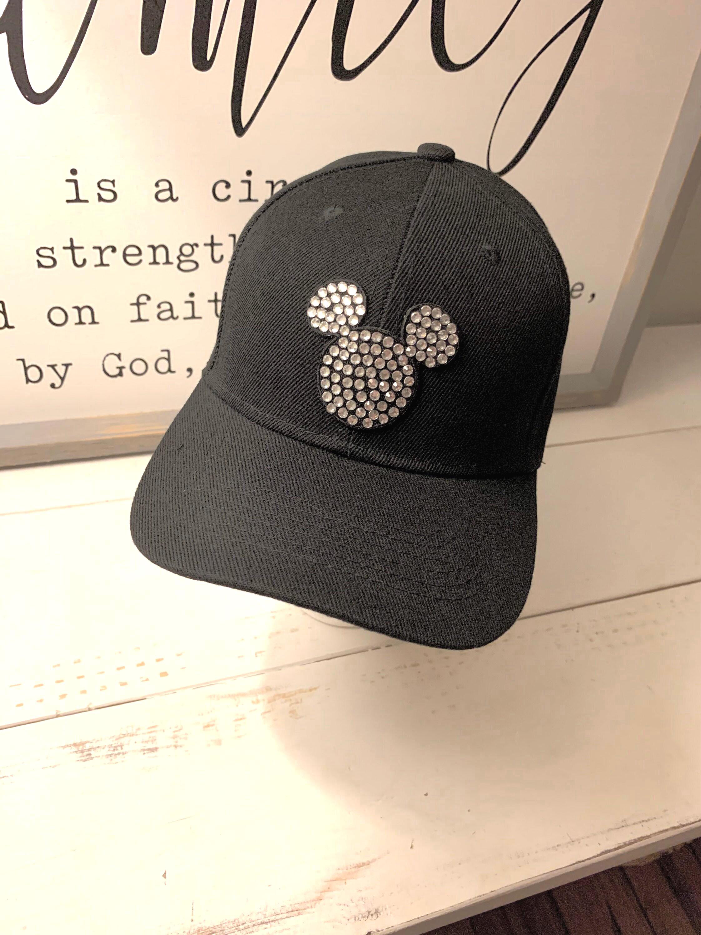 Gorgeous Mickey Mouse style 100-% wool with rhinestones hat. Rare and beautiful. Bedazzled Mickey Hat - Etsy main image 3