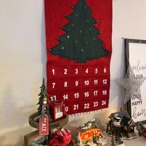 Set of 24 Handmade Advent Calendar Ornaments Etsy