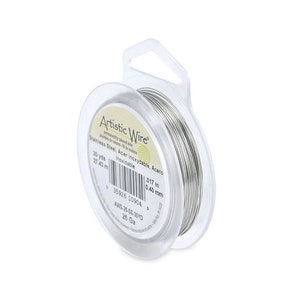 Stainless Steel Artistic Wire - 26 Gauge Tarnish Resistant Wire - 30 Yards