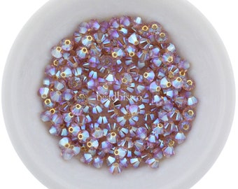 Schmuckherstellung 10 Swarovski Kristall Perlen Xilion Beads 6mm Rose 5328 9 Art Kabtel Mk