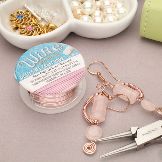 Beadalon - Alambre Artístico (Calibre 24, Chapado En Plata Y Oro