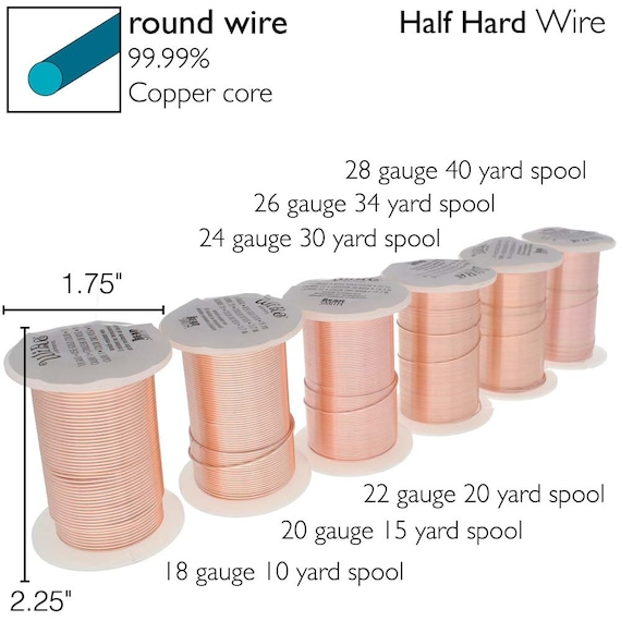 The Beadsmith® Wire Elements™ 26 Gauge Tarnish Resistant Soft Temper