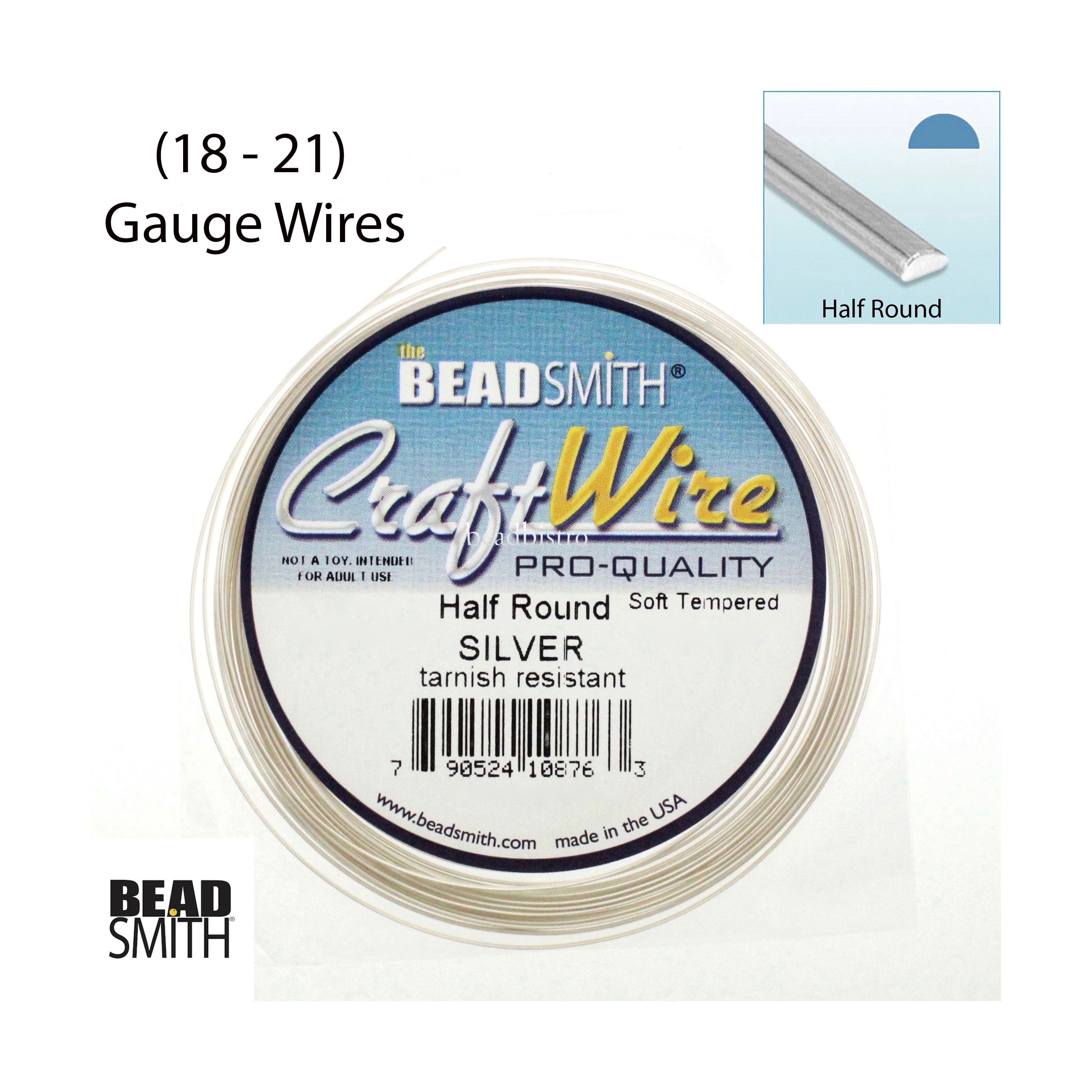 Copper Wire, 14 Gauge, HALF ROUND, Dead Soft, Solid Copper Wire, Jewelry  Quality Wire, Jewelry Wire Wrapping, Sold in 10 Ft. Increments, 025 