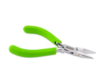 Beadalon Chain Nose Pliers: Stainless Steel with Nylon Jaw