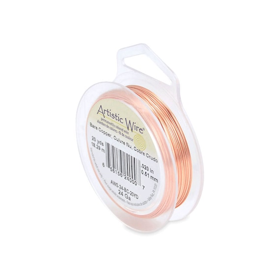 裸銅線 - 24ゲージ銅線 - 20ヤード - Etsy 日本