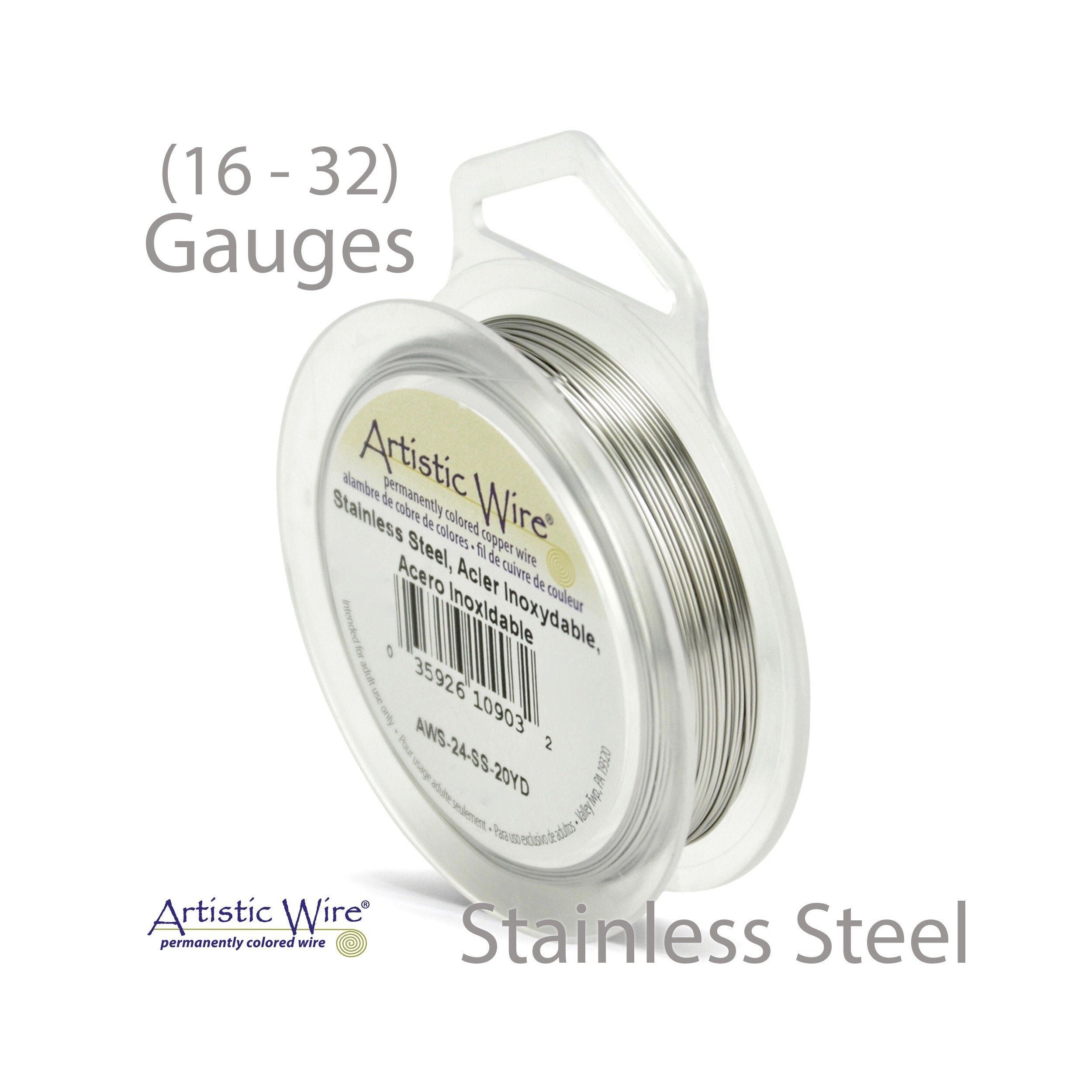 Stainless Steel Artistic Wire 16 18 20 22 24 26 28 30 Etsy