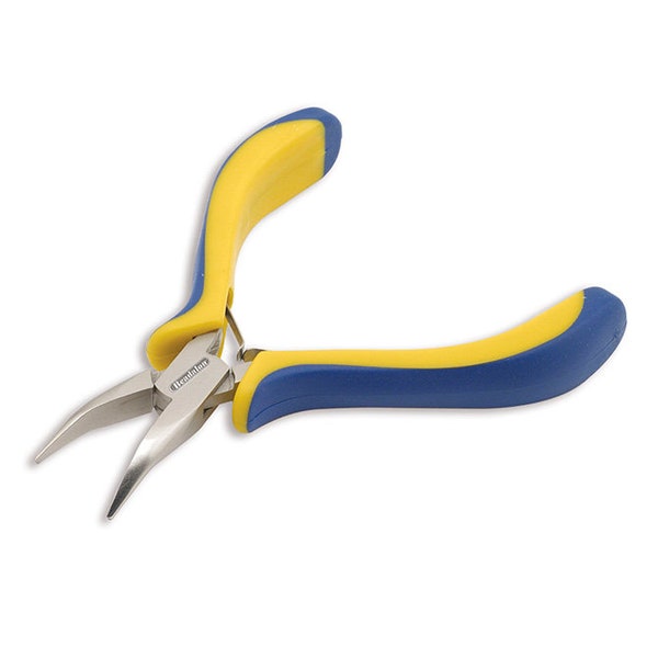 Beadalon Ergo Bent Chain Nose Pliers Ideal for Artistic Wire German Wire 316L Stainless Wires