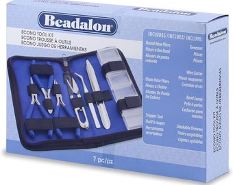 Beadalon Econo 7-Piece Tool Kit with Zip Pouch Clearance Item