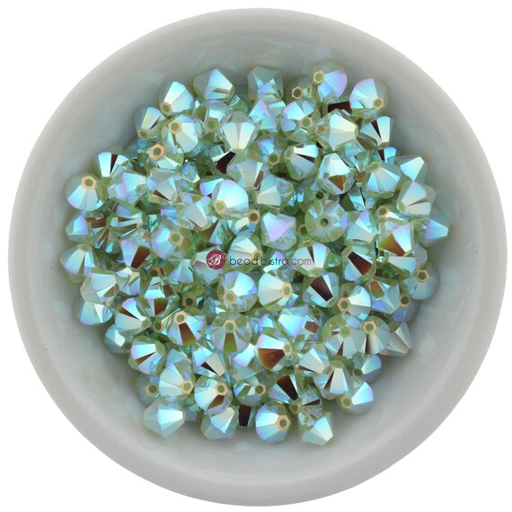8mm Swarovski Bicones #5328 XILION 4mm Cyclamen Opal AB2X 3mm 6mm