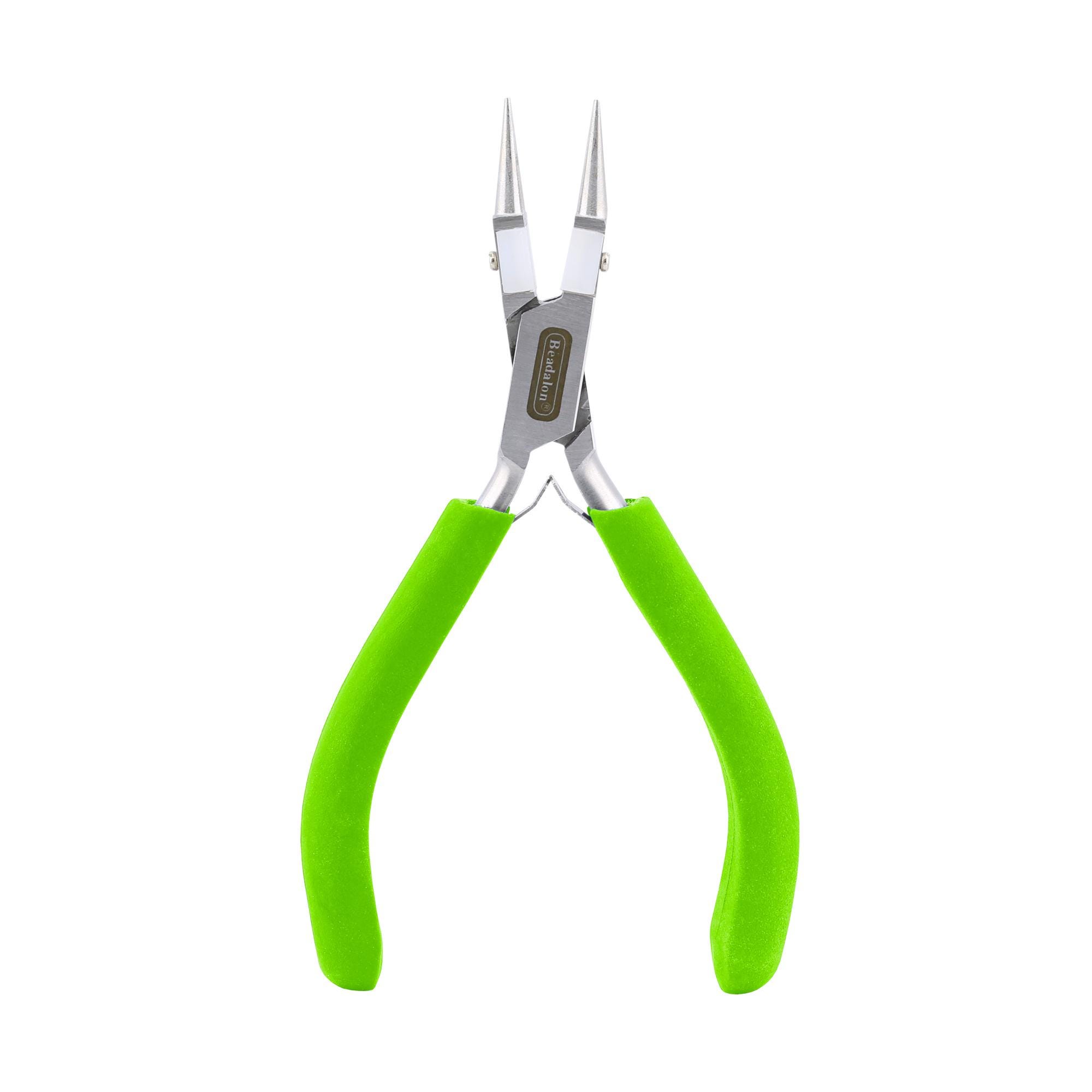 プライヤー・フックリリーサー Beadalon Round Nose Pliers by Beadalon Beadalon Round Nose Pliers: Stainless Steel With Nylon Jaw - Etsy