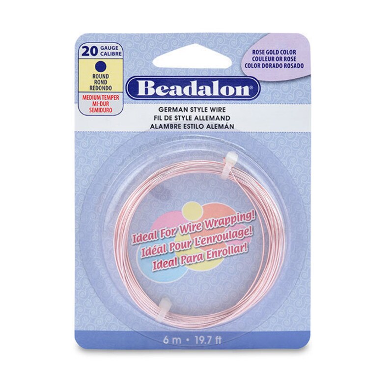 Beadalon 20-Gauge German Style Round Jewelry Wire, Silver