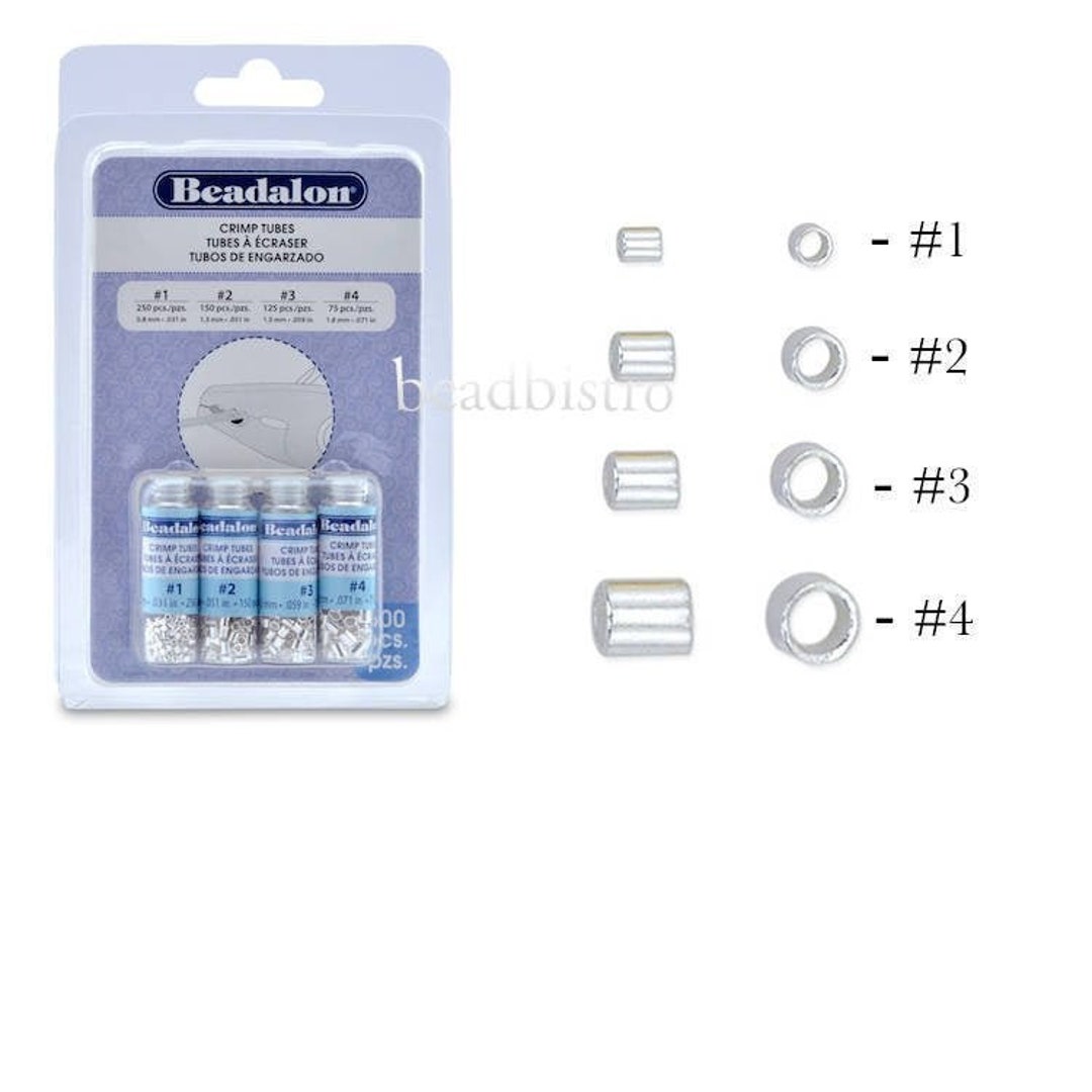 Artistic Wire Beadalon Crimp Bead Variety Pack #1 Nickel | Meses Sin Interés