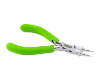 Beadalon Round Nose Pliers: Stainless Steel with Nylon Jaw