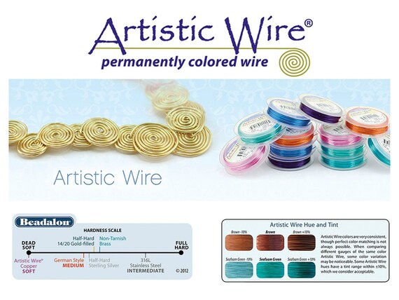 Wire Elements, Tarnish Resistant Black Color Coated Wire, 24 Gauge 30 Yards  (27.4 Meters), 1 Spool 