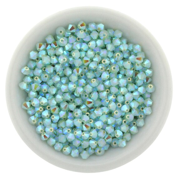 8mm Swarovski Bicones #5328 XILION 4mm Cyclamen Opal AB2X 3mm 6mm
