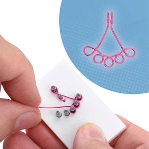 Artistic Wire - 1:5 Connector Jig, Finding Form Jewelry Making Tool