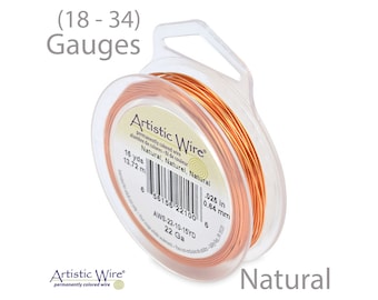 Natural Copper Artistic Wire: Tarnish Resistant, Soft Temper