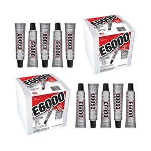 E6000 GLUE Industrial Strength Adhesive Glue .18 fl oz Minis