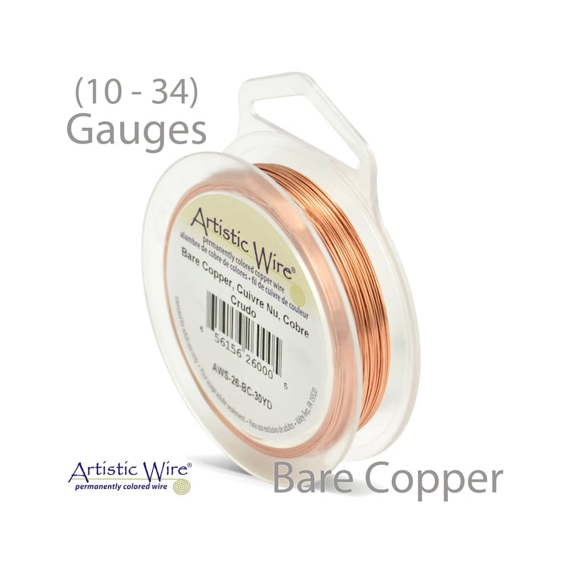 Beadalon ColourCraft Copper Wire 22Ga Silver 20yd