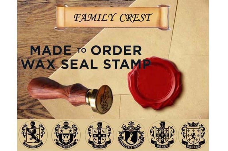 Custom Made Family Crest Wax Seal Stampcoat of Arms | Etsy
