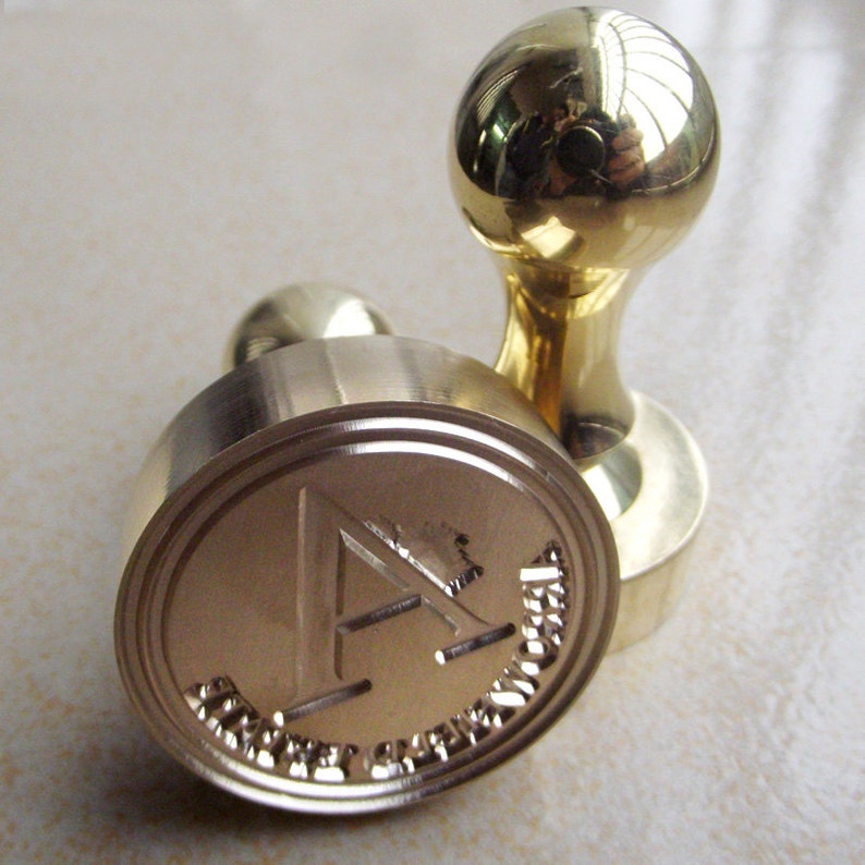 large custom wax seal stamp
