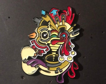 Chicken Destructed Hat Pin