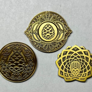 Third Eye Pinecones Hat Pins