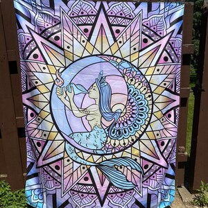 Lunar Highness pastel Tapestry image 2