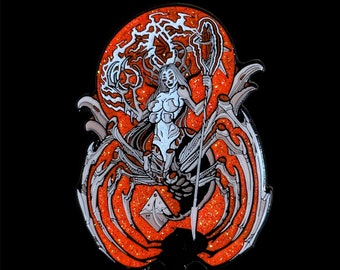 Arachne Spider Goddess Hat Pin