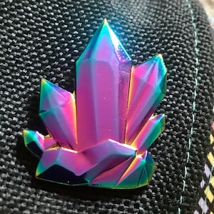 Rainbow Crystal Hat Pin