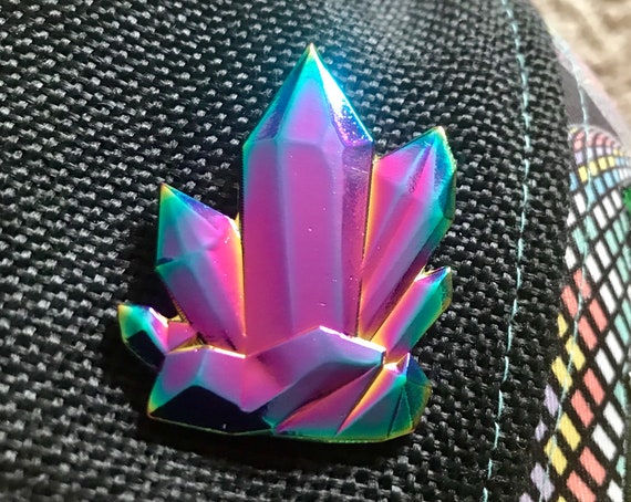 Rainbow Crystal Hat Pin - Etsy display picture 1