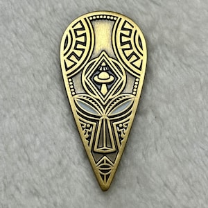 Alien Tiki Hat Pins