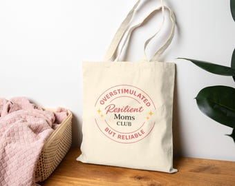 Overstimulated but Reliable Canvas Tote