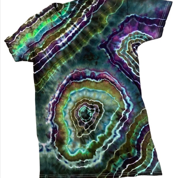 lime green tie dye