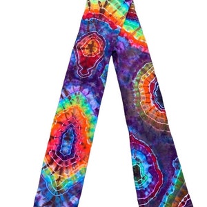 S-2XL MADE-TO-ORDER Tie Dye Geode Flare Yoga Pants | Geode design | Cotton- Spandex Blend