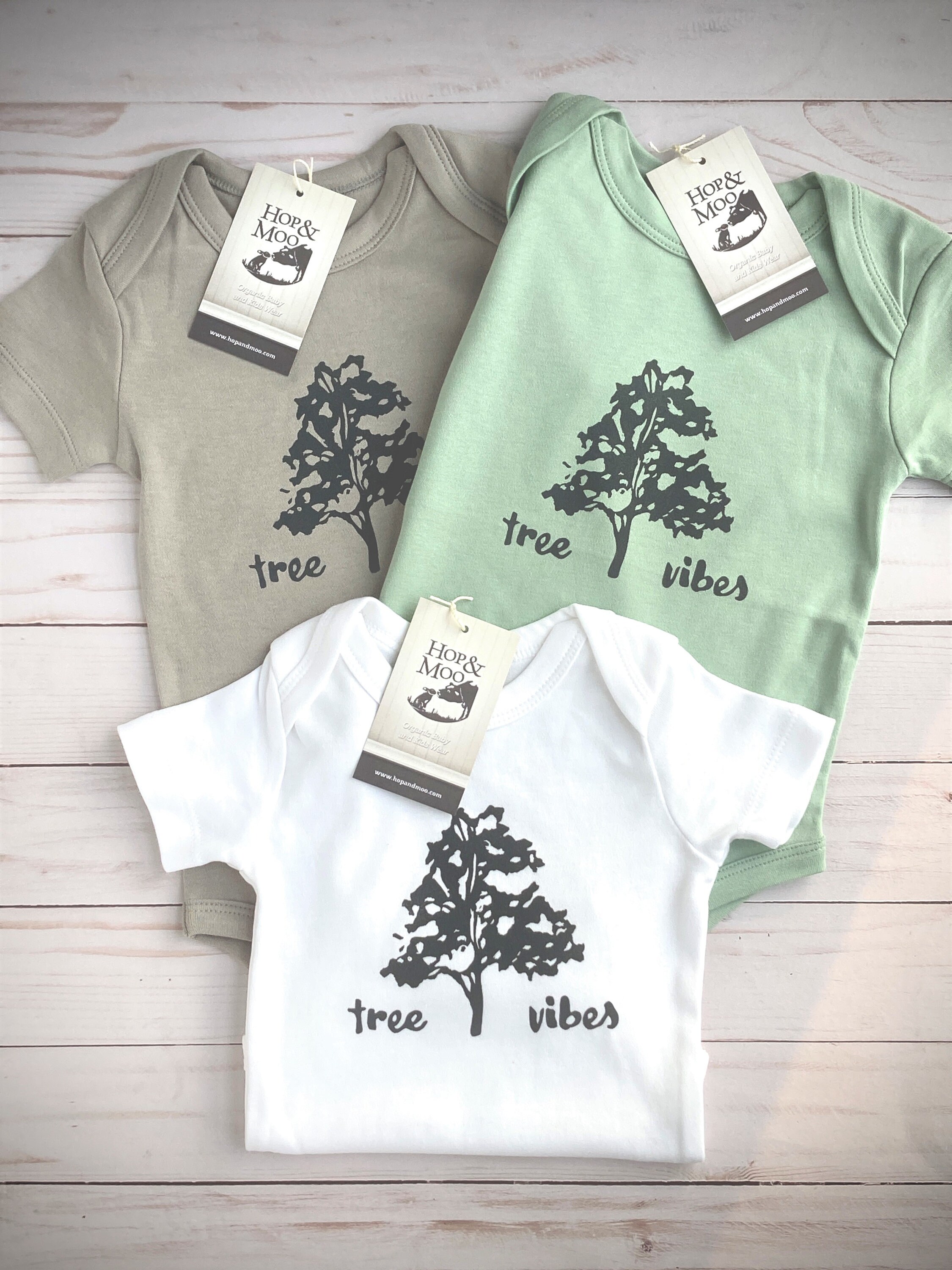 sage green baby romper