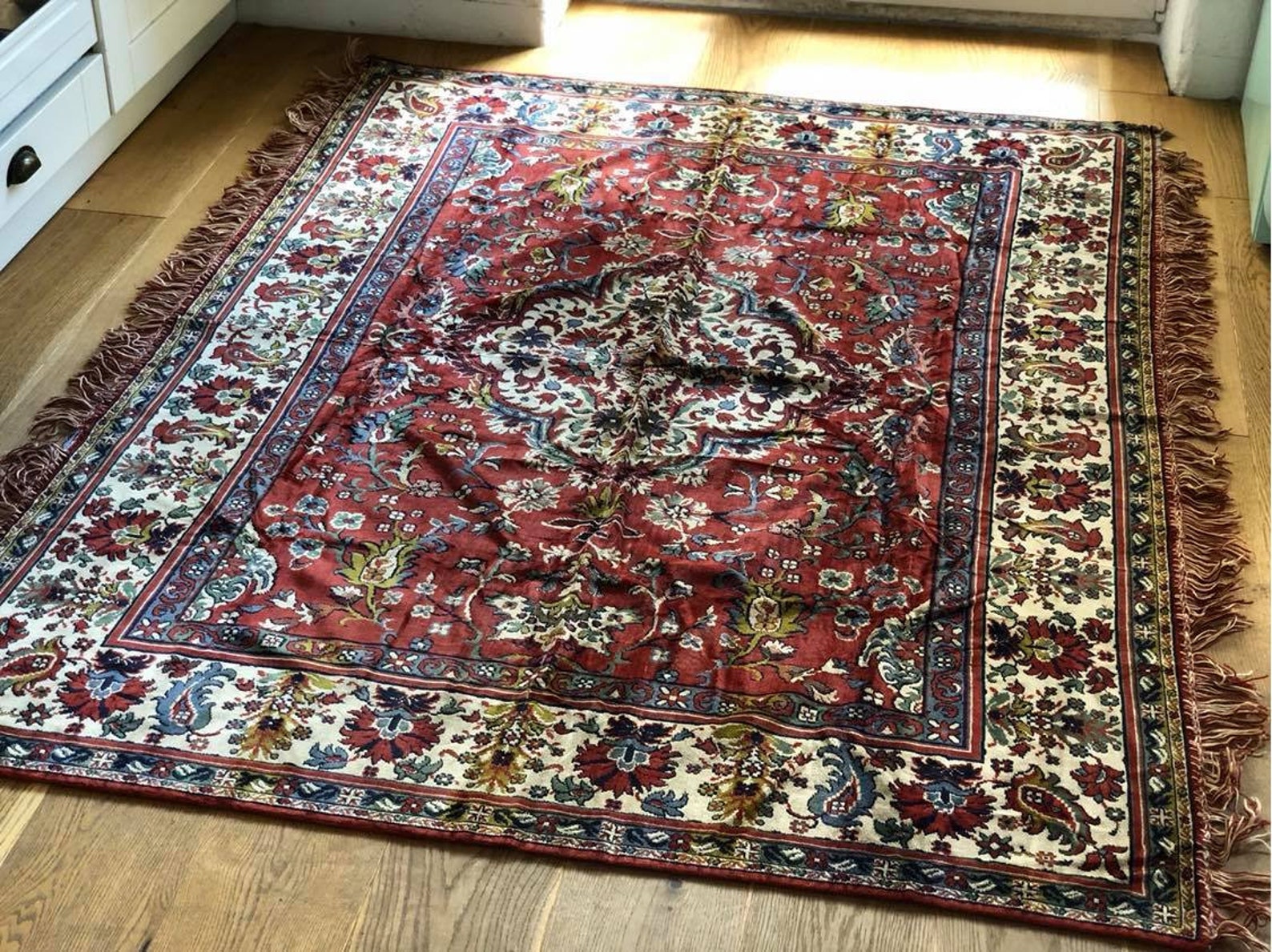 6.2x4.7/190x145 cm vintage German Kilim rug kilim rug 6x5 Etsy