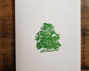 Tree greeting card