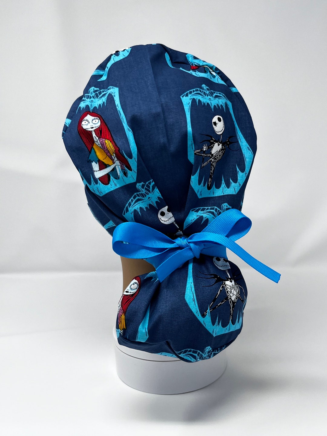 Sally & Jack Ponytail Scrub Cap: Women's Surgical Hat With Ribbons - Etsy