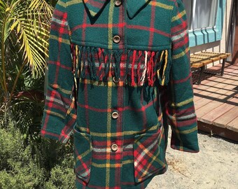 pendleton wool blend topper coat