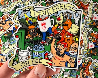 N'Hampsha Vinyl Sticker
