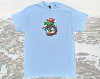 Weird Beach T-Shirt (Light Blue)