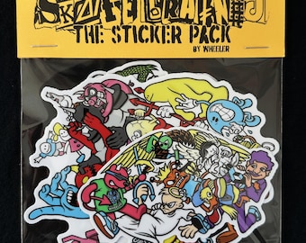 Skate Brained Sticker Pack