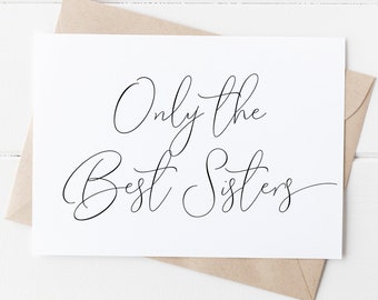 Only The Best Sisters Get Promoted To Auntie, Pregnancy Announcement, Baby Announcement, Card For Sister, Pregnancy Reveal Card