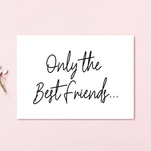 Only The Best Friends Get Promoted To Auntie Card, Promoted To Uncle Card, Pregnancy Announcement Card, Baby Announcement Card