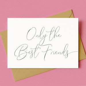 Tarjeta de anuncio de embarazo, solo las mejores amigas ascienden a tía, anuncio de bebé, revelación de embarazo, tarjeta personalizada