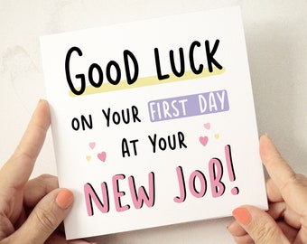 Brainbox Candy - Grande Carte Amusante Pour Nouvel Emploi - « I'm