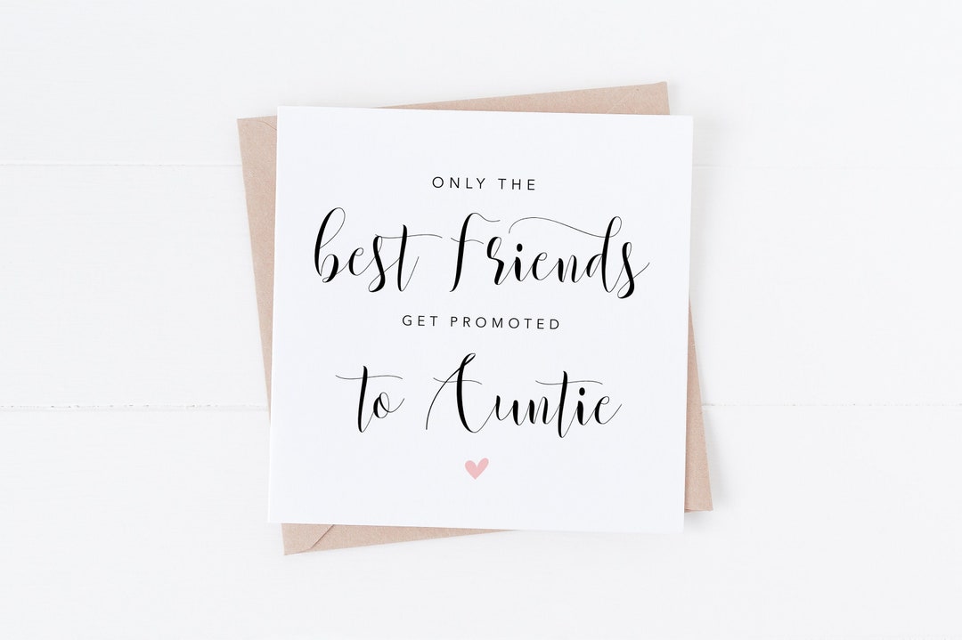 Only the Best Friends Get Promoted to Auntie, Pregnancy Announcement