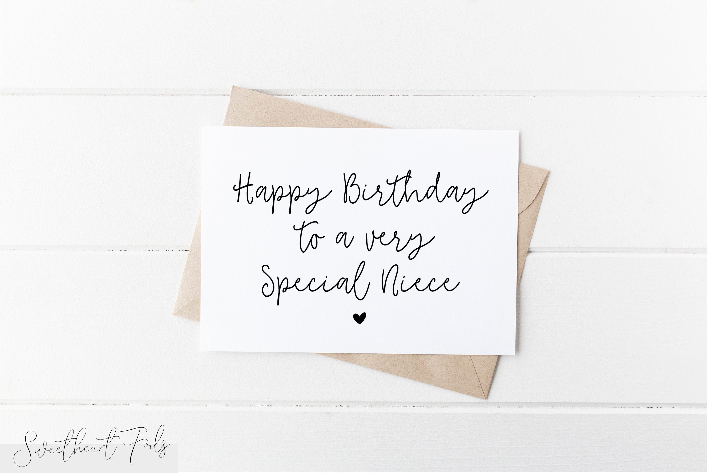 Joyeux Anniversaire A Une Carte De Niece Tres Speciale Carte Etsy France